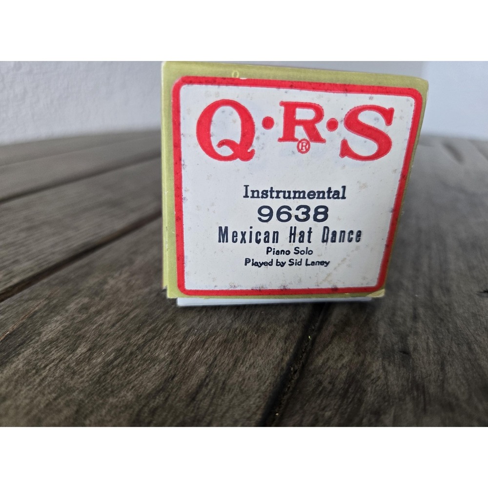 Vintage QRS Mexican Hat Dance Player Piano Word Roll 9638 By Sid Laney Music